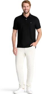 IZOD Men's Advantage Performance Short Sleeve Polo Shirt - Image 3
