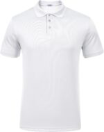 PINSPARK 1/3/4/5 Pack: Golf Polo Shirts for Men Multipacks Quick Dry Short Sleeve Collared Shirt Slim Fit Casual Polos Shirt
