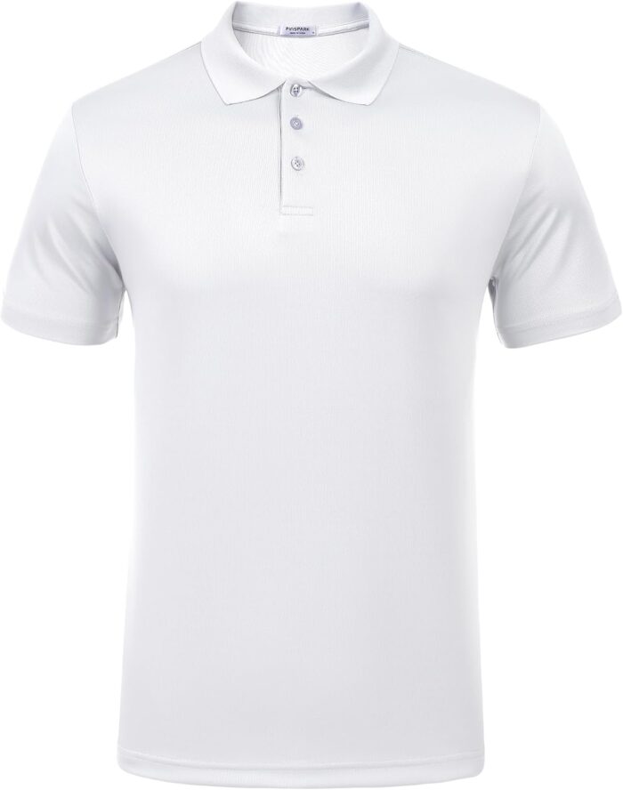 PINSPARK 1/3/4/5 Pack: Golf Polo Shirts for Men Multipacks Quick Dry Short Sleeve Collared Shirt Slim Fit Casual Polos Shirt - Image 1
