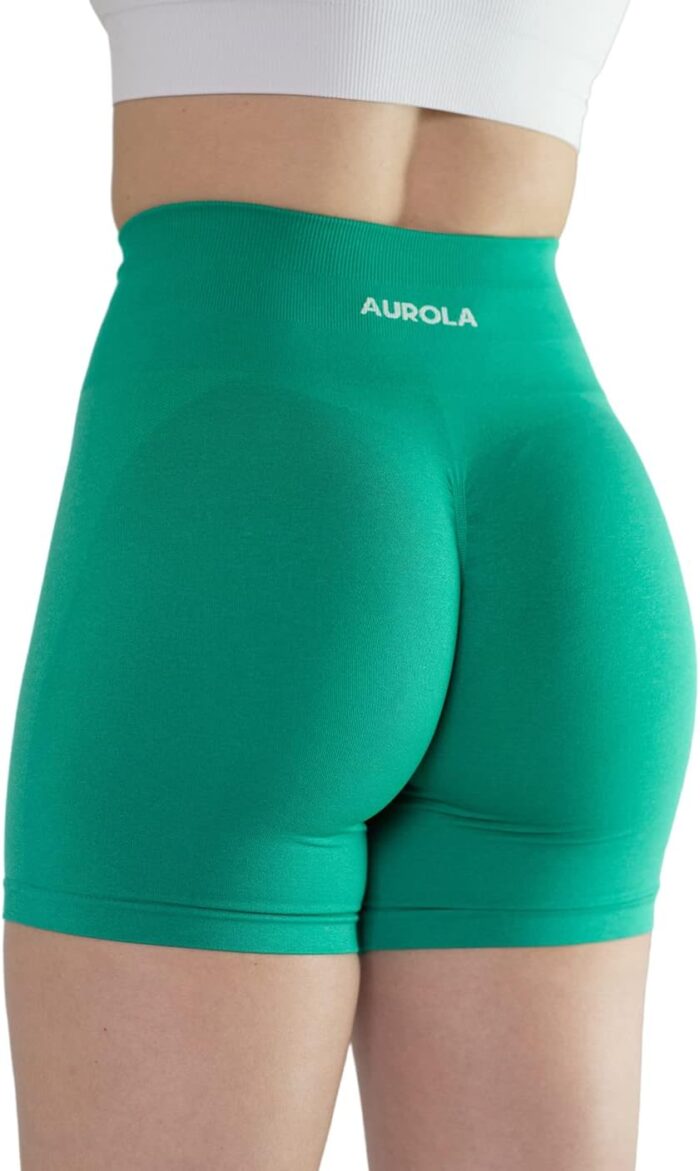 AUROLA Intensify Workout Shorts for Women Seamless Scrunch Short Gym Yoga Running Sport Active Exercise Fitness Shorts - Image 6