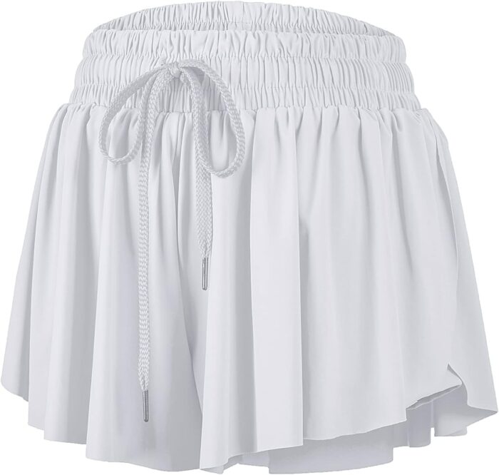 Blaosn Flowy Athletic Shorts for Women Gym Yoga Workout Running Short Pants Tennis Skort Skirt Cute Clothes Casual Summer - Image 1