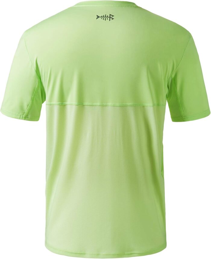 BASSDASH Men’s UPF 50+ Sun Protection Fishing Shirt Short Sleeve UV T-Shirt - Image 2