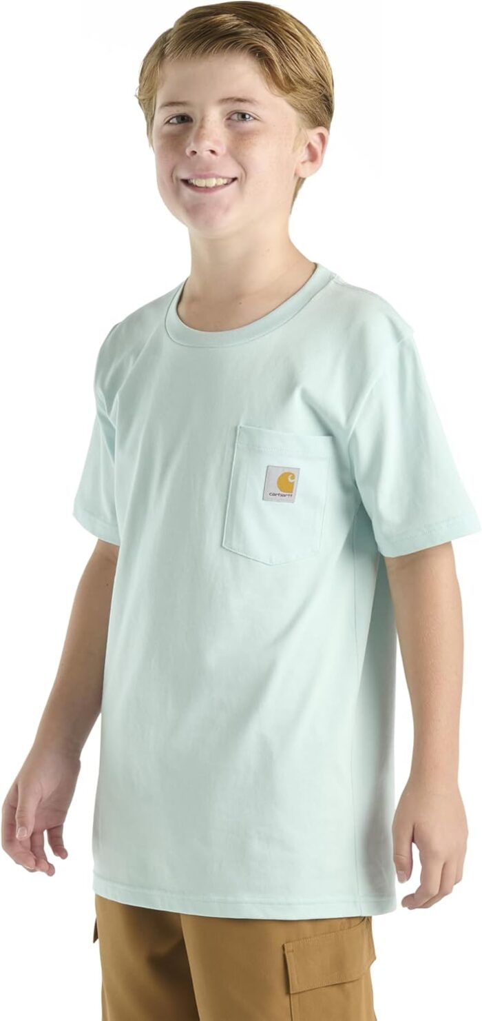 Carhartt Kid's CA6655 Short-Sleeve Pocket T-Shirt - Unisex - Image 3
