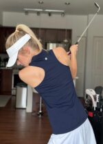 baleaf Women's Golf Shirts Tank Tops Sleeveless Tennis Polo Racerback with Collar Athletic Tanks Quick Dry - Image 5