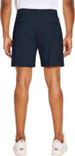 PULI Men's Golf Dress Shorts Flat Front Hybrid 7 Inch Lightweight Quick Dry Chino Casual with Pockets - Image 3