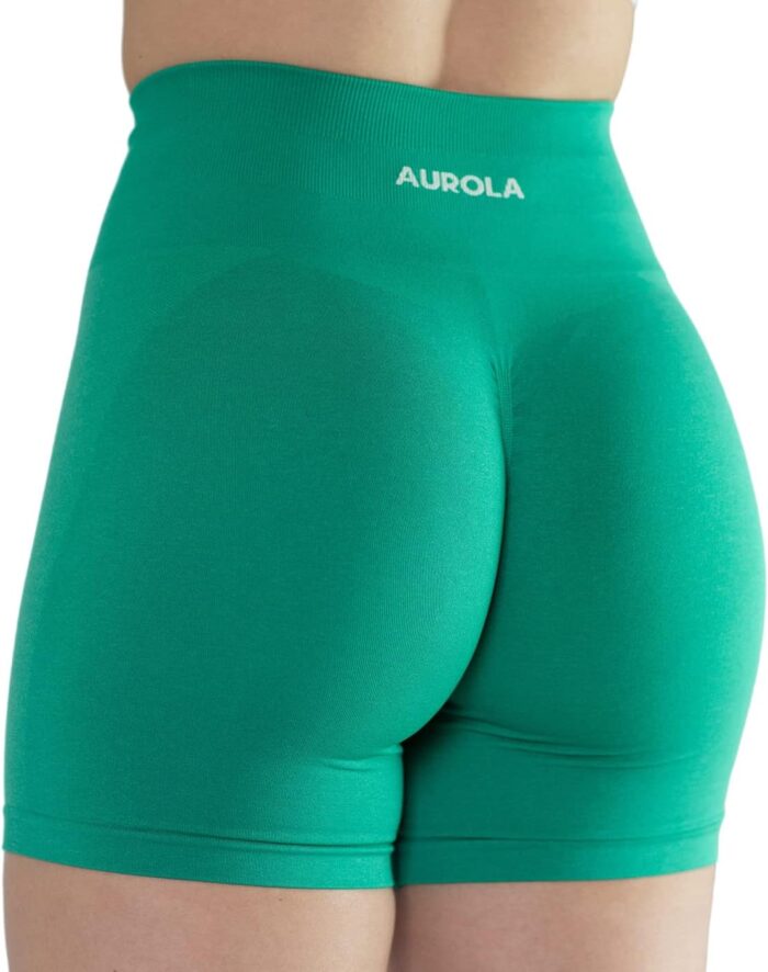 AUROLA Intensify Workout Shorts for Women Seamless Scrunch Short Gym Yoga Running Sport Active Exercise Fitness Shorts - Image 1