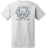 Koloa Surf Mens ol' Koloa Logo Heavyweight Cotton T-Shirt in Reg Big and Tall