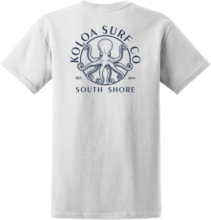 Koloa Surf Mens ol' Koloa Logo Heavyweight Cotton T-Shirt in Reg Big and Tall - Image 1