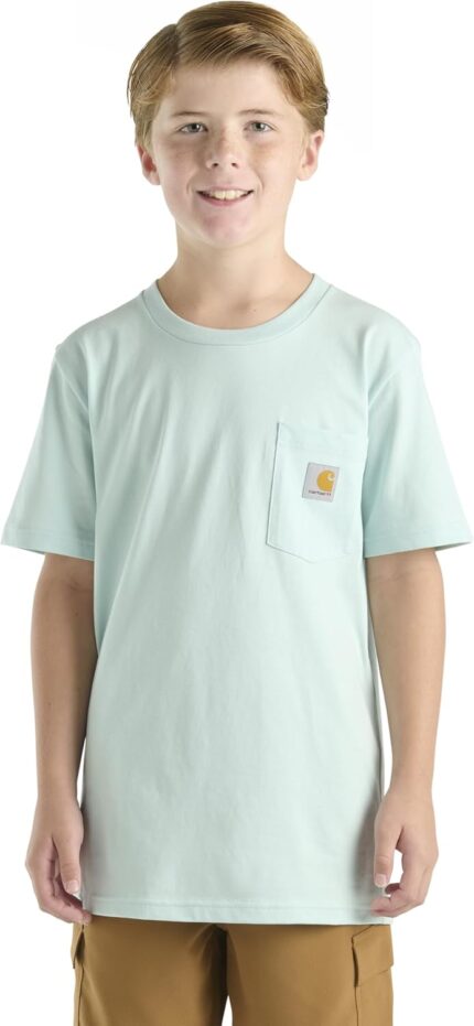 Carhartt Kid's CA6655 Short-Sleeve Pocket T-Shirt - Unisex