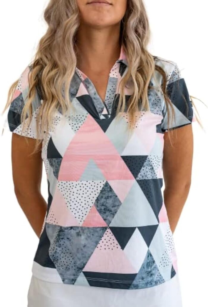 YATTA GOLF Premium Golf Polo Shirts for Women - Lightweight, Quick Dry, Wrinkle Resistant & Moisture Wicking Polo - Image 1