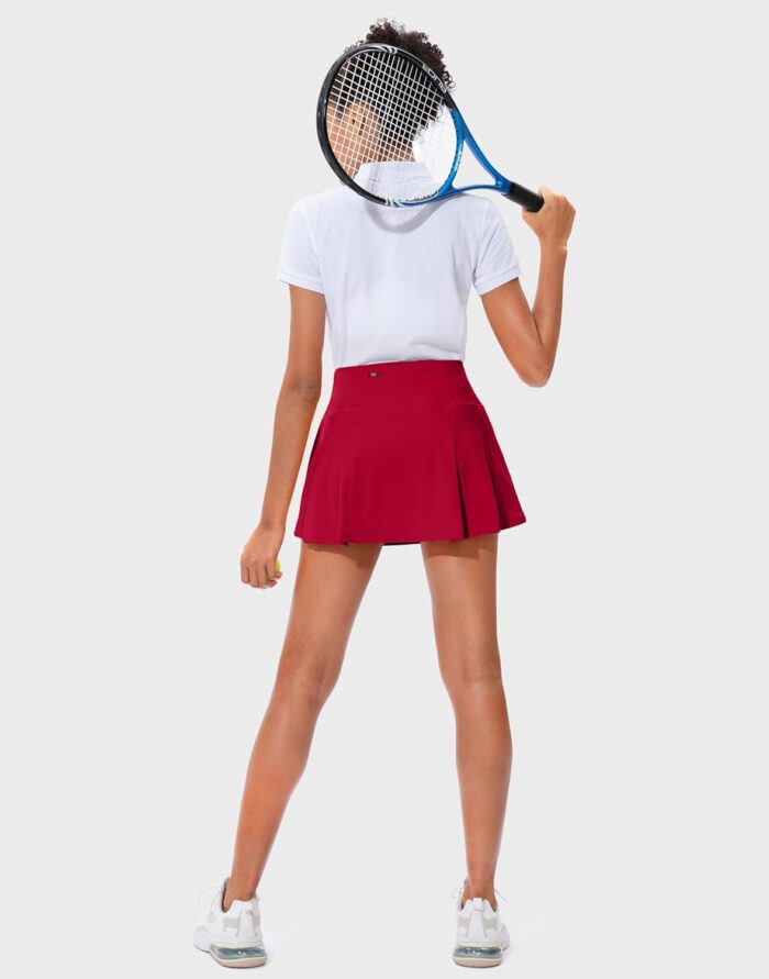 Soothfeel Pleated Tennis Skirt for Women with Pockets Women's High Waisted Athletic Golf Skorts Skirts for Workout Running - Image 5