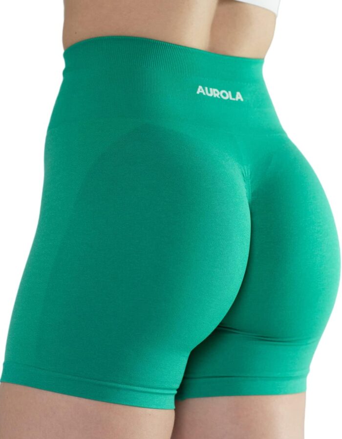 AUROLA Intensify Workout Shorts for Women Seamless Scrunch Short Gym Yoga Running Sport Active Exercise Fitness Shorts - Image 7