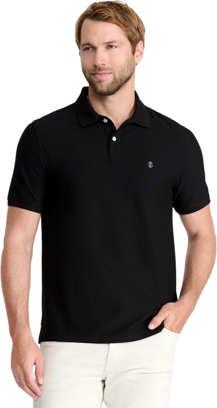IZOD Men's Advantage Performance Short Sleeve Polo Shirt - Image 1