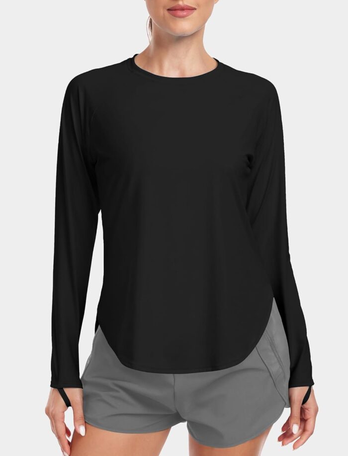 Women's Sun Shirt UPF 50+ Long Sleeve Workout Tops Running Hiking UV Protection Shirts Quick Dry Outdoor Clothing - Image 3