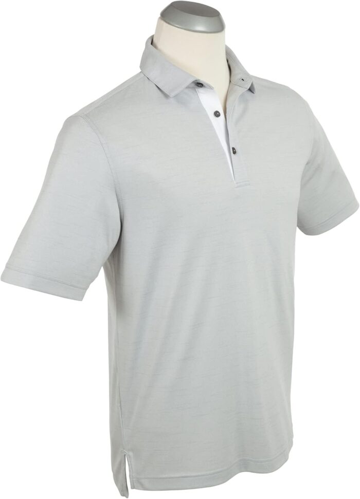 Bobby Jones Golf Apparel - Performance RTJ Space Dyed Short Sleeve Golf Polo for Men - Image 2