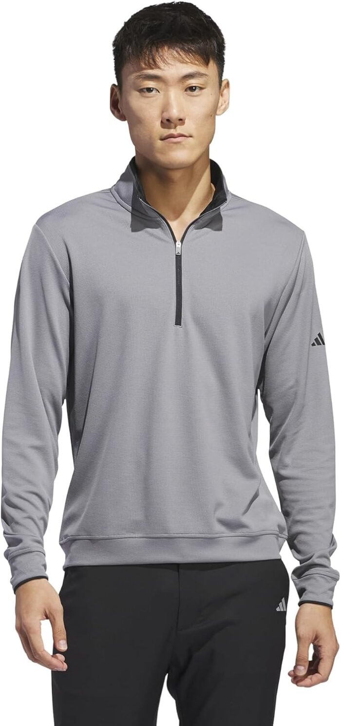 adidas Men's Lightweight Half-Zip Top - Image 1