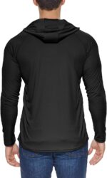 baleaf Men's Sun Protection Hoodie Shirt UPF 50+ Long Sleeve UV SPF T-Shirts Rash Guard Fishing Swimming Lightweight - Image 6
