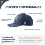 Branded Bills BB Golf Cutout PVC Curved Performance, Lightweight, Comfortable Baseball Cap