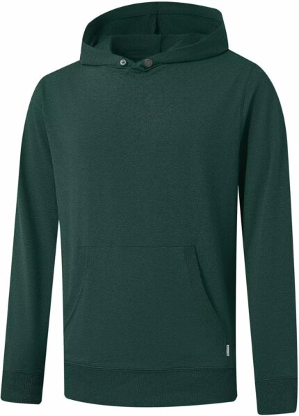 M MAELREG Mens Hoodies Pullover Performance Heather Kangaroo Pocket Thin Hooded Sweatshirt Athletic Golf Hoodies for Men