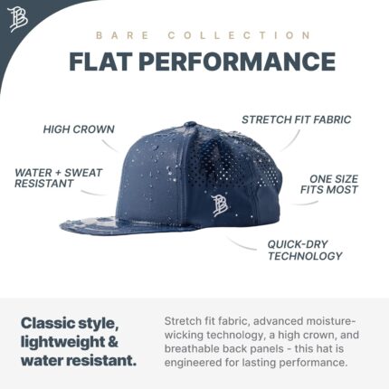 Branded Bills America Badge Performance, Lightweight, Comfortable Baseball Cap