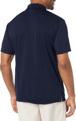 PGA TOUR Men's Airflux Solid Mesh Short Sleeve Golf Polo Shirt (Sizes S-4x) - Image 2