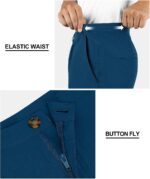 33,000ft Mens Golf Shorts 9 inch Inseam Quick Dry Elastic Waist Classic-Fit Drawstring Dress Shorts Hiking Fishing Business - Image 4