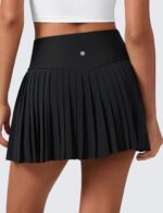 CRZ YOGA Women's High Waisted Pleated Tennis Skirts with Pockets Tummy Control Casual Liner A Line Workout Golf Skorts - Image 2