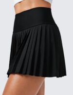 CRZ YOGA Women's High Waisted Pleated Tennis Skirts with Pockets Tummy Control Casual Liner A Line Workout Golf Skorts - Image 4