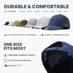 Branded Bills Old Glory PVC Elite Curved, Snapback Closure, Lightweight, Comfortable Baseball Cap - Image 4