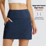 Willit Women's Golf Skirts Zipper Pockets High Waisted Stretchy Skorts Quick Dry Athletic Tennis Casual Skorts - Image 4
