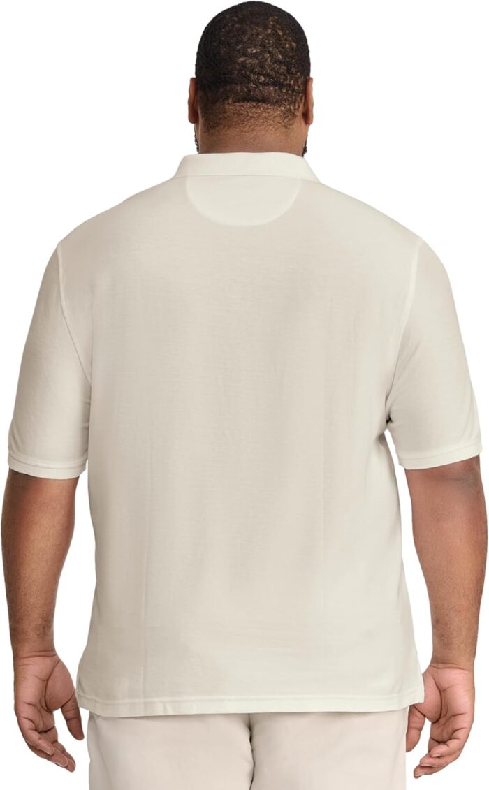 IZOD Men's Big and Tall Advantage Performance Short Sleeve Polo Shirt - Image 2