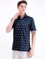 Men's Golf Shirts Short Sleeve Moisture Wicking Print Patterns Collared Performance Polo Golf Shirts for Men Dry Fit - Image 4