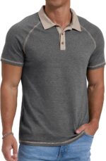 Sailwind Mens Short Sleeve Polo Shirts Cotton Golf Shirts Fashion Casual Raglan - Image 4