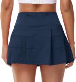 MCEDAR Pleated Tennis Skirt for Women with Pockets Women's High Waisted Athletic Golf Skorts Skirts Running Workout Shorts - Image 2