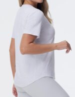 THE GYM PEOPLE Women's Workout Short Sleeve Breathable T-Shirts Athletic Yoga Tee Tops - Image 3