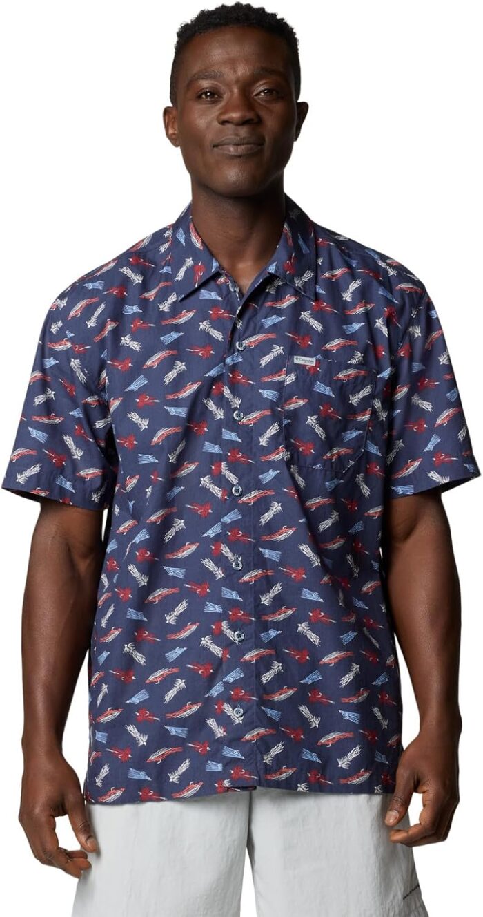 Columbia Men's PFG Trollers Best Short Sleeve Shirt - Image 1