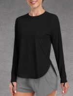 Women's Sun Shirt UPF 50+ Long Sleeve Workout Tops Running Hiking UV Protection Shirts Quick Dry Outdoor Clothing - Image 7