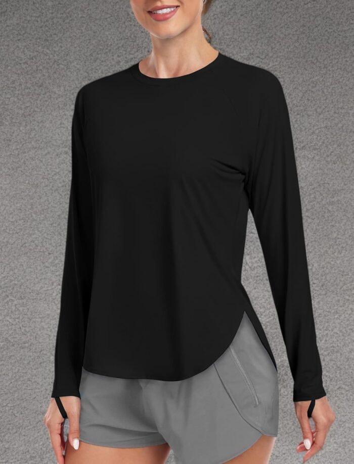 Women's Sun Shirt UPF 50+ Long Sleeve Workout Tops Running Hiking UV Protection Shirts Quick Dry Outdoor Clothing - Image 7