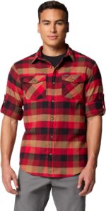 Columbia Men's Bearmouth Springs Roll Up Long Sleeve Flannel Shirt - Image 5