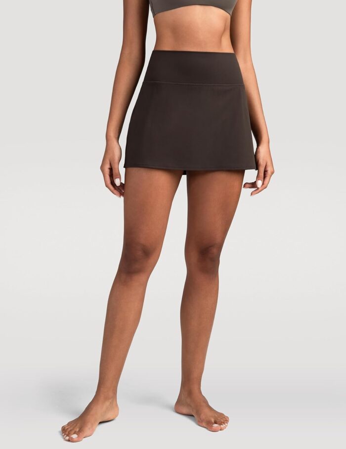 Colorfulkoala Dreamlux Skirts for Women High Rise Athletic Golf Tennis Skorts Built-in Shorts with Pockets - Image 3