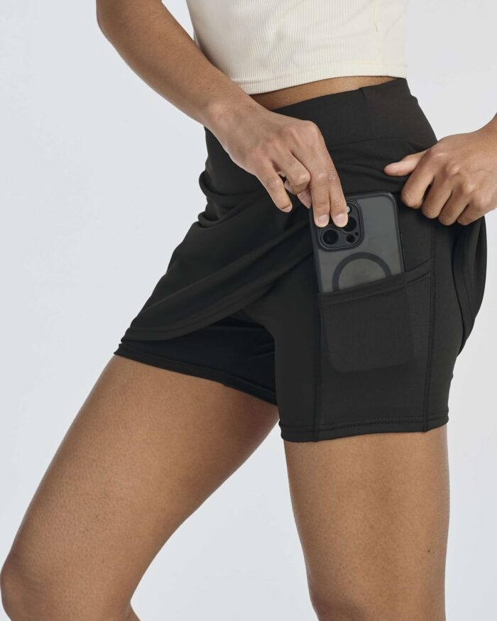 Real Essentials 4 Pack: Women's Active Skort Lightweight Comfy & Breathable Tennis Golf Skirt (Available in Plus Size) - Image 3
