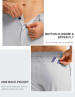 G Gradual Men's Stretch Golf Joggers with 3 Pockets Slim Fit Sweatpants Work Dress Casual Pants for Men with Belt Loops - Image 5