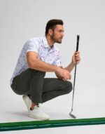 Obla Mens Golf Polo Shirts Short Sleeve Dry Fit Performance Moisture Wicking Casual Print Collared Golf Shirts for Men - Image 6