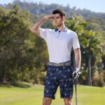 Men's Golf Polo Shirts Short Sleeve Striped Performance Moisture Wicking Dry Fit Golf Shirts for Men - Image 3