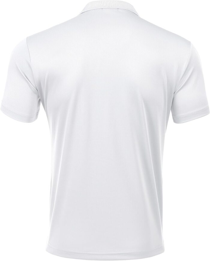 PINSPARK 1/3/4/5 Pack: Golf Polo Shirts for Men Multipacks Quick Dry Short Sleeve Collared Shirt Slim Fit Casual Polos Shirt - Image 2