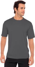 Opna Men's Big & Tall Short Sleeve Moisture Wicking Athletic T-Shirts Regular Sizes & XLT's - Image 3