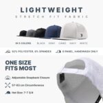 Branded Bills BB Golf USA PVC Flat Performance, Lightweight, Comfortable Baseball Cap - Image 3