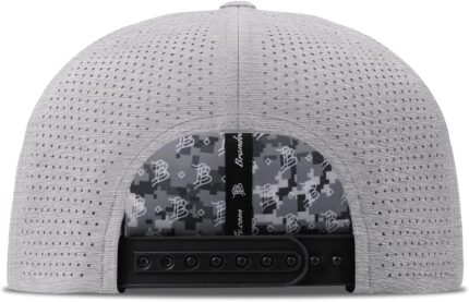 Branded Bills Bare Elite Hat, Performance Paneling, Adjustable Snapback, Silk-Soft Front Lining, Water-Repellent Shell