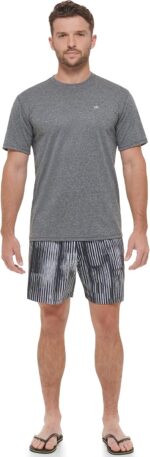 Calvin Klein Men's Standard Light Weight Quick Dry Short Sleeve 40+ UPF Protection Active Top - Image 4