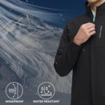 M MAELREG Mens Jacket Zipper Pockets Softshell Lightweight Water-Resistant Windbreaker Golf Spring Fall Jackets for Men - Image 5